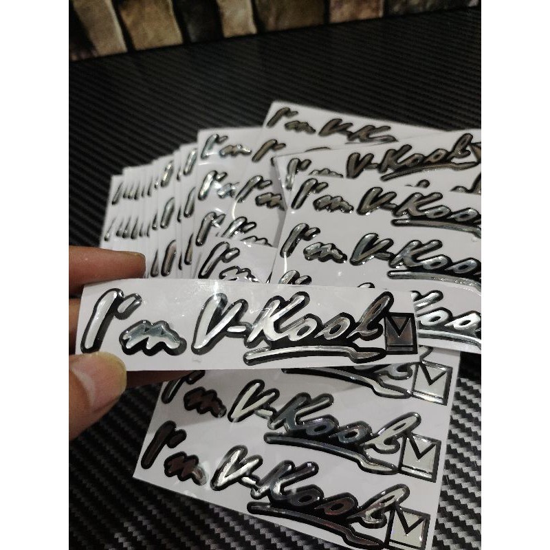 Sticker I'M V-KOOL Original 1 Pcs