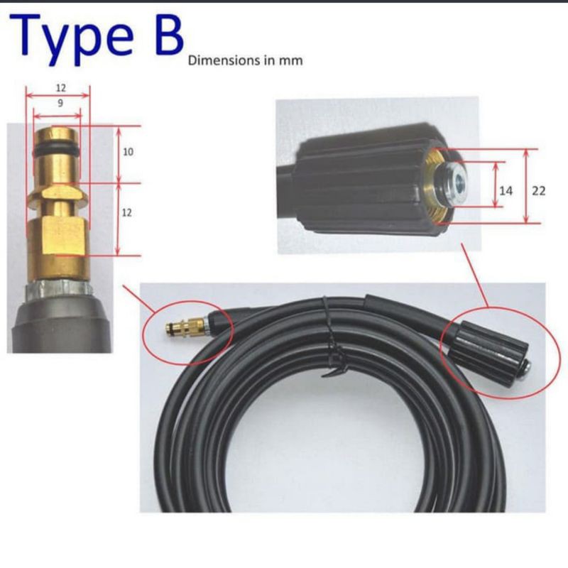 New selang hose karcher k1,k2 -panjang 10 meter