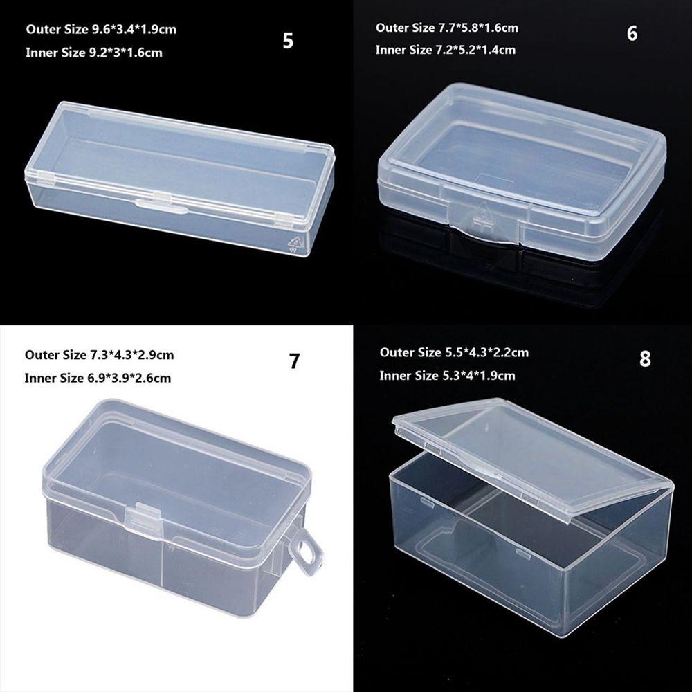 Top Storage Box Small Home Organisasi Tempat Penyimpanan Pil Plastik