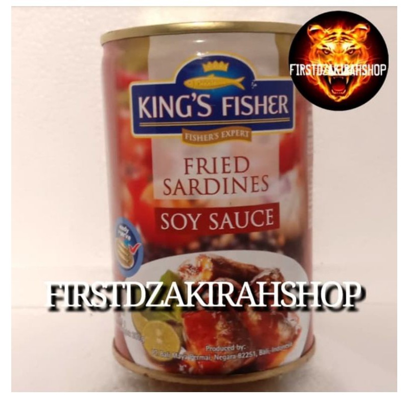 

King's fisher fried sardines spy sauce 280gr