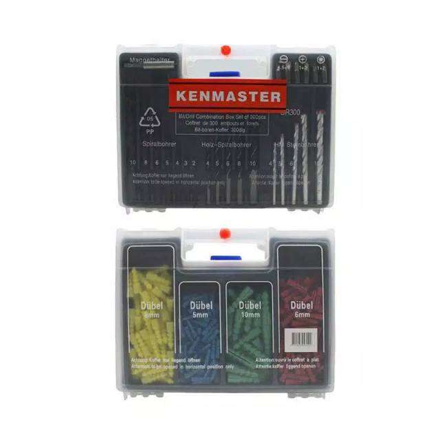 KENMASTER SET mata bor Tembok Beton Kayu Besi Metal