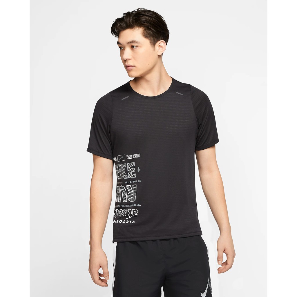 Baju Lari Pria Nike Rise 365 Wild Run CK0678-010 Original