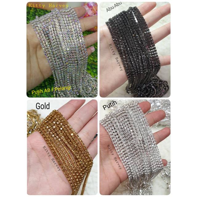 Diamond String SS10 / 2,8mm Warna Lengkap