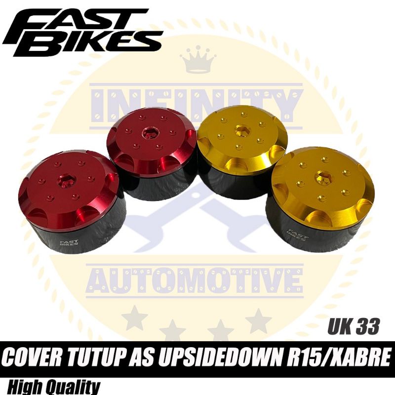 Cover Tutup as Upside Down Cnc Fast bikes Yamaha R15 Xabre Vixion Dll