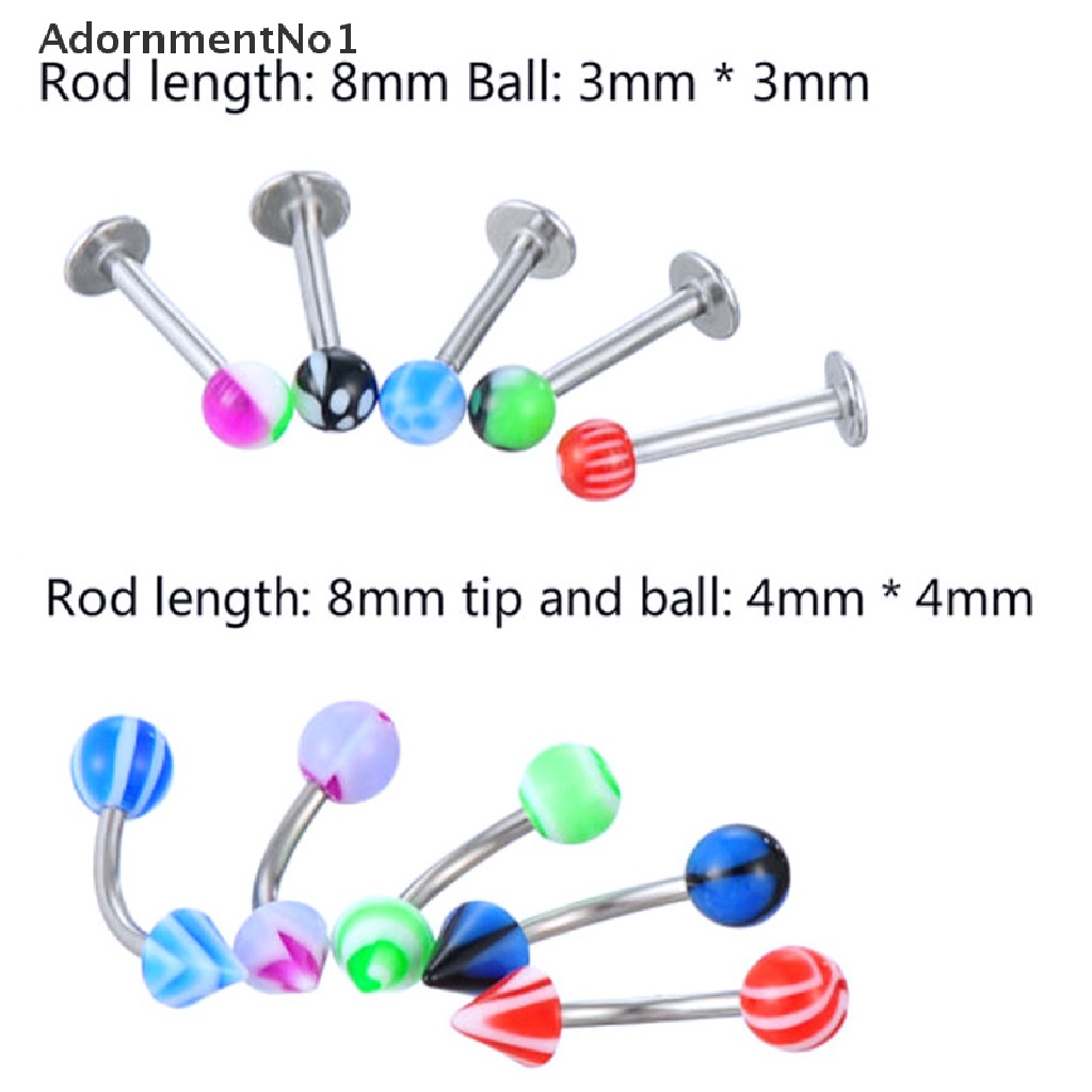 [AdornmentNo1] 105PCS Wholesale Bulk lots Body Piercing Eyebrow Jewelry Belly Tongue Bar Ring [new]