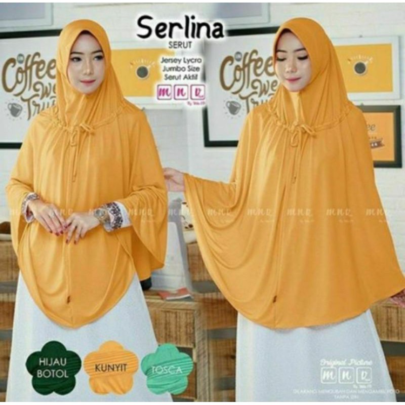 FATIMAH HIJAB ( COD) KHIMAR JUMBO || JILBAB SERUT DEPAN