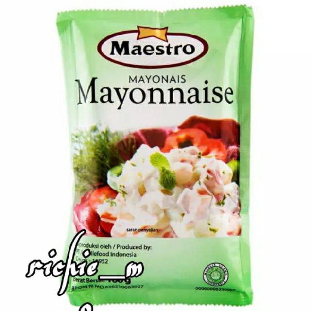 

MAESTRO MAYONAISE 100gr-Mayones/Mayo Salad, Burger, Condon Bleu, isian Risolles