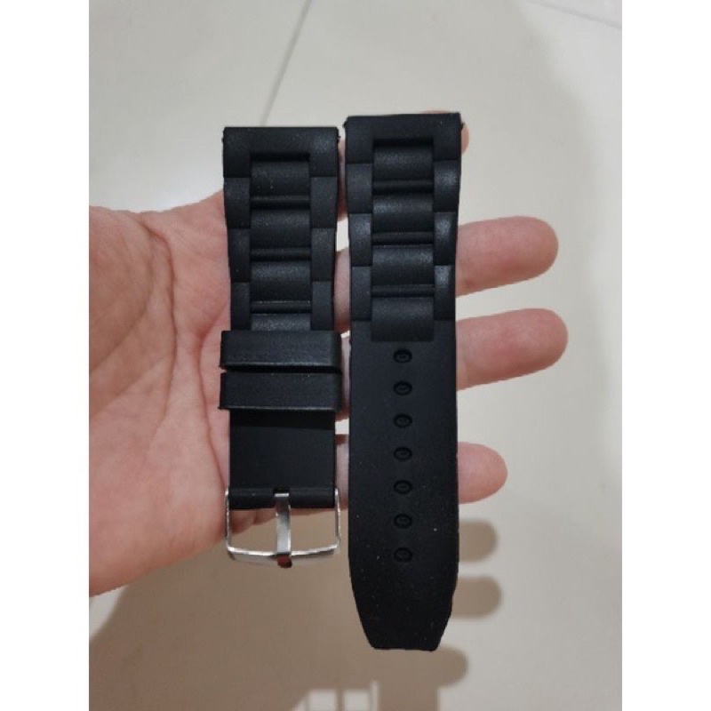 Strap Tali Jam tangan Karet Rubber Lembut 26mm