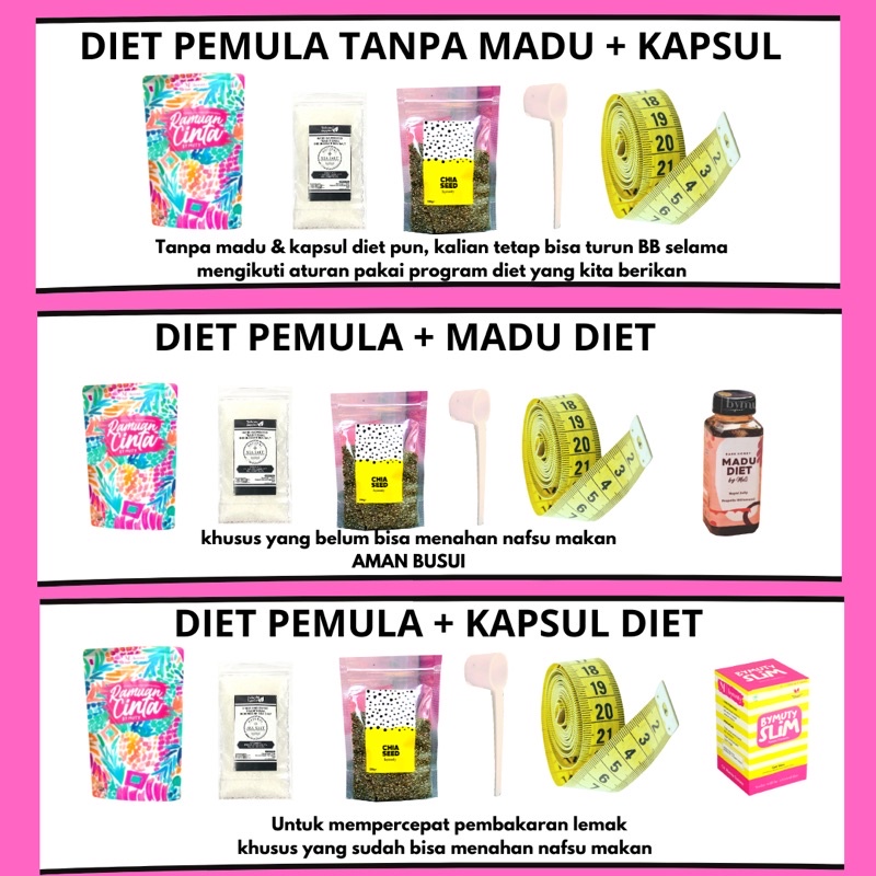 [DIET PEMULA LENGKAP] RAMUAN CINTA BY MUTY | BY MUTI