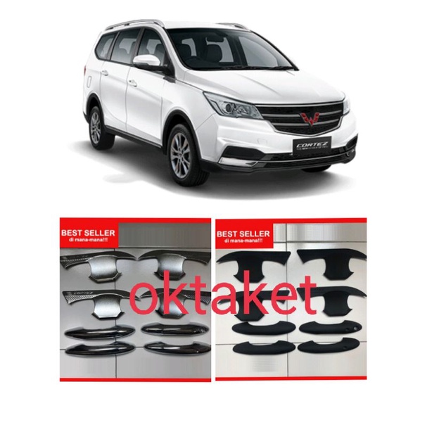 paket outer handle wuling Cortez hitam chrome