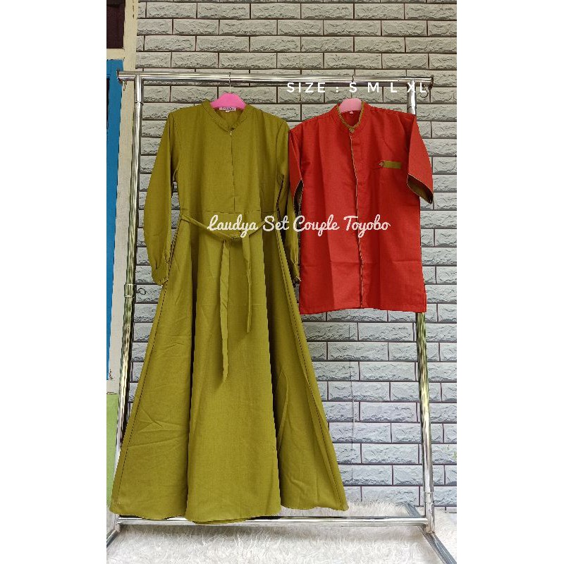 Gamis Toyobo Polos Couple Dewasa