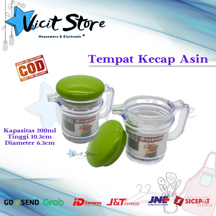 Botol Kecap Asin 200ml / Tempat Kecap Asin Subron