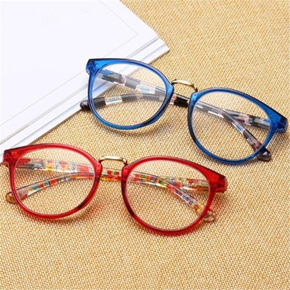 Lily Kacamata Baca Nyaman Portable Elegan Bunga Bingkai Ultra Ringan