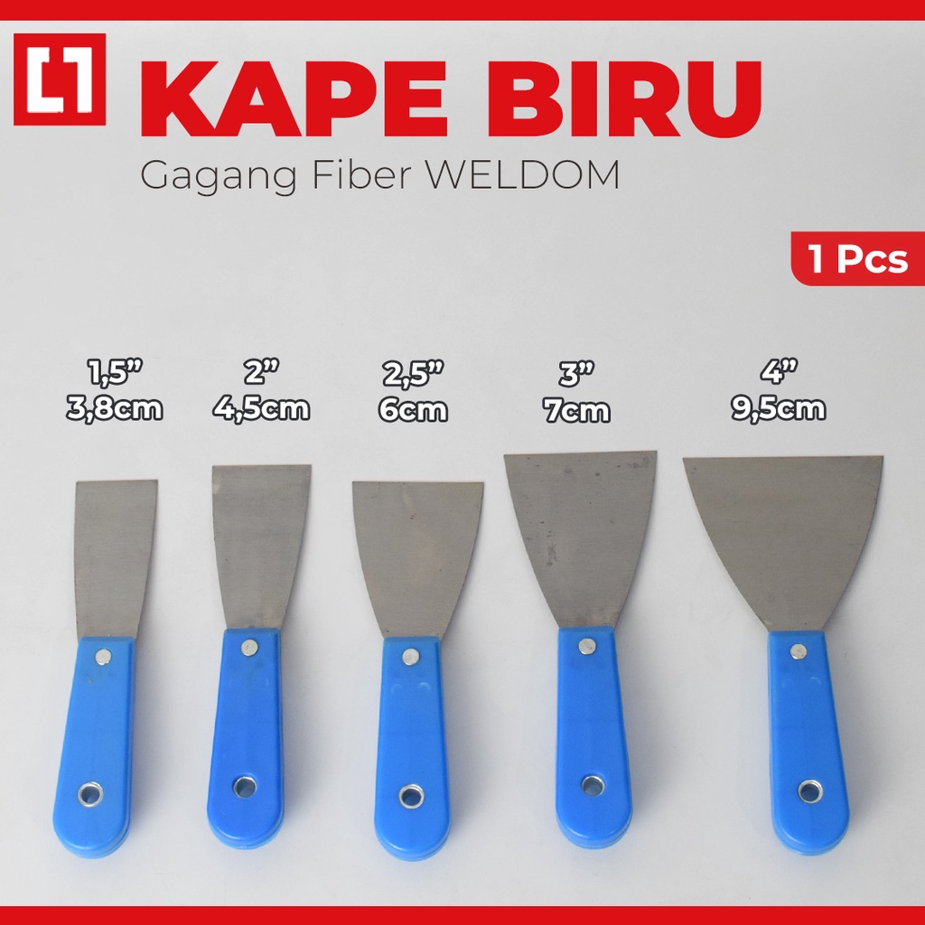 Kape Kerok Stainless Gagang Fiber Kuat Scrap - Weldom