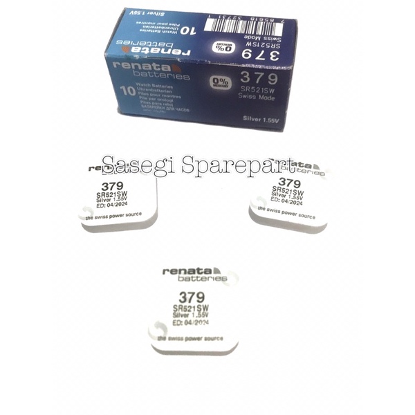 Baterai Renata 379 SR521SW Original Renata 379 Renata 521 Original