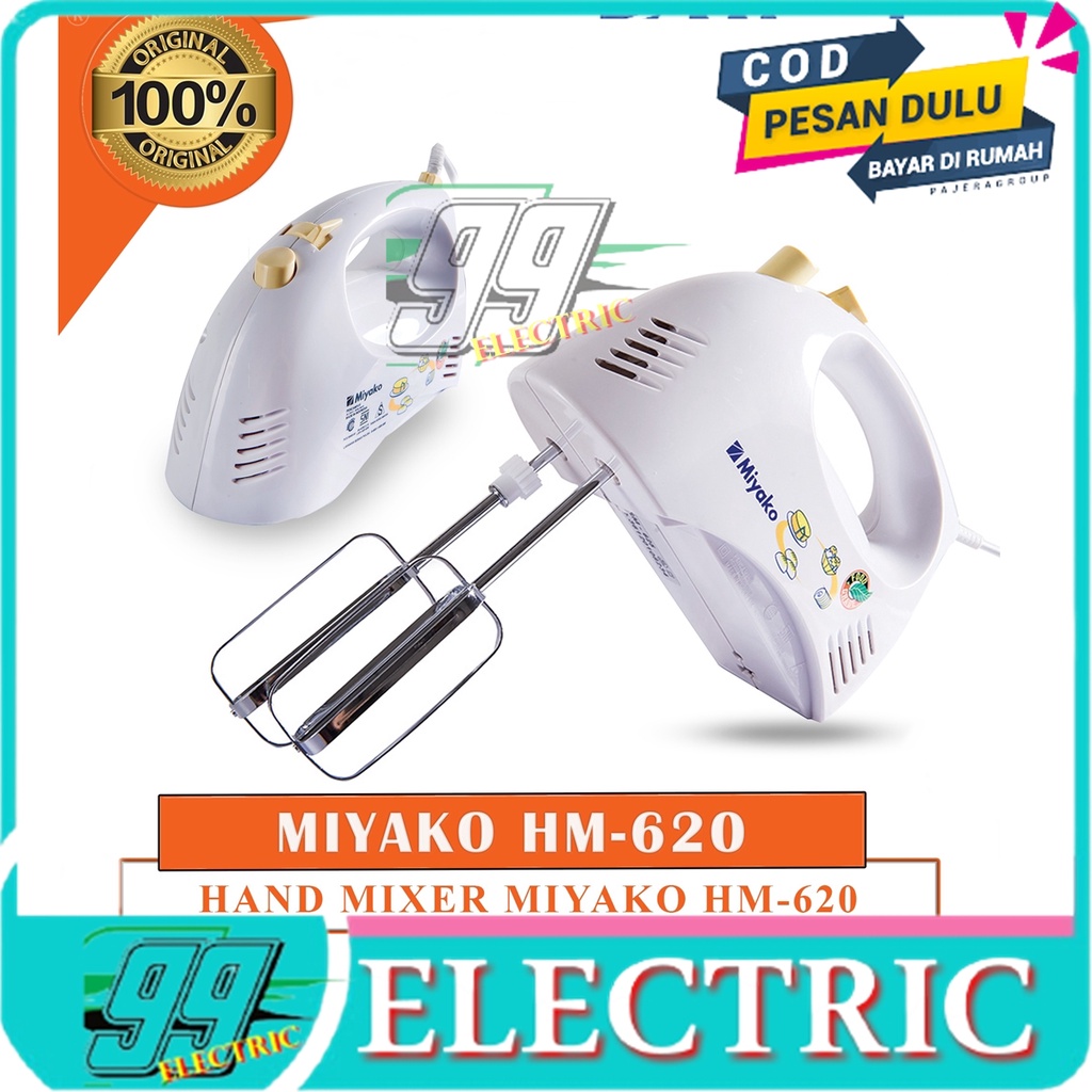Jual MIXER MIYAKO HM620 Hand Mixer ORIGINAL Shopee Indonesia