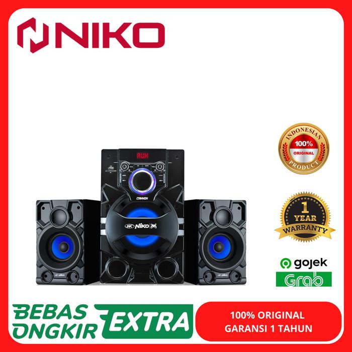 NIKO SLANK Speaker Aktif CANON Subwoofer 2.1 Bluetooth