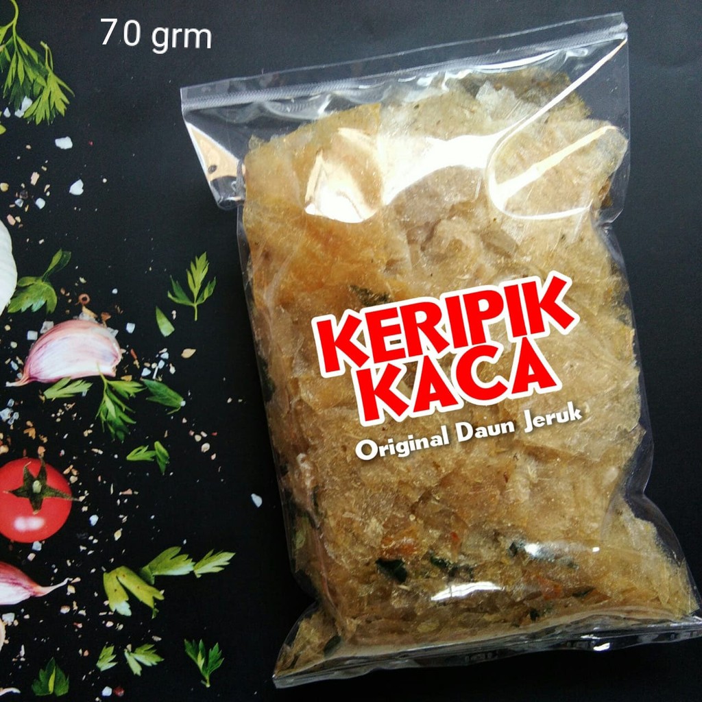 

Kripca / Keripik Kaca / Keripik Beling Kemasan 70gr Renyah Enak Murah/cemilan terbaru/makanan