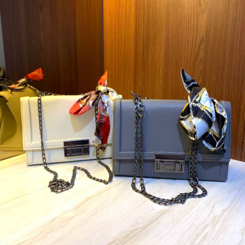 Leya bag - Leya Joy free scarf - Tas selempang wanita