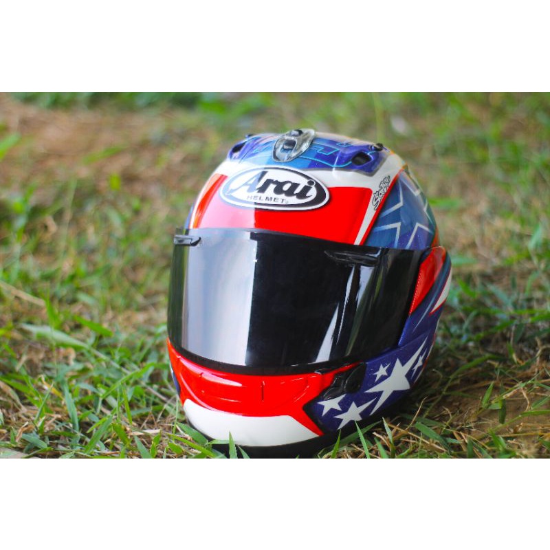 helm full face replika arai motiv hayden sb rx7x irudium dark full airbrush