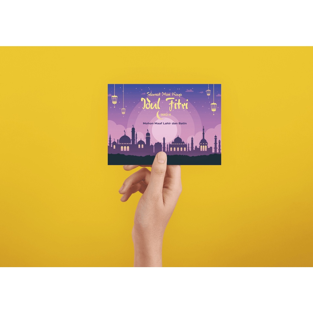 

KARTU LEBARAN IDUL FITRI LEBARAN kartu ucapan hant tag MURAH