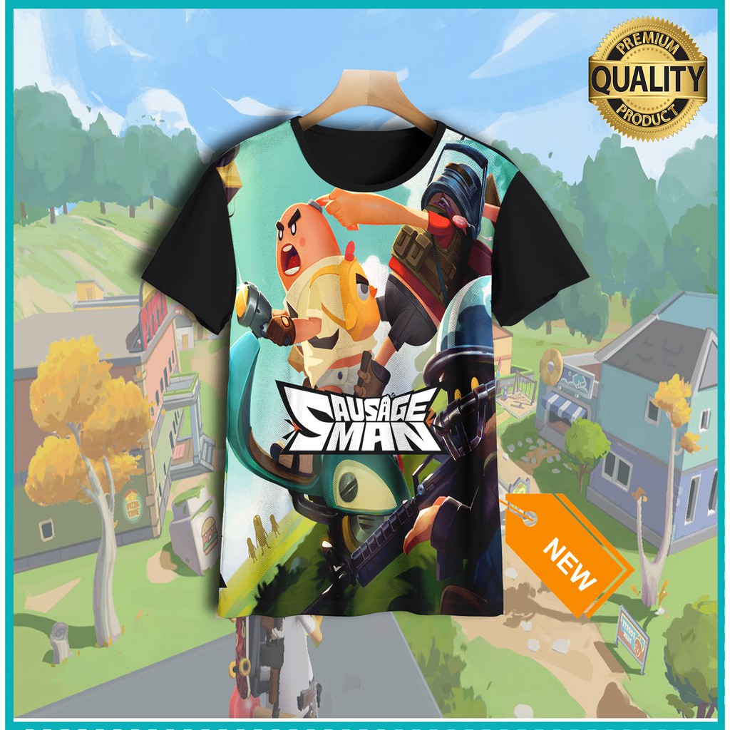 Kaos Anak Game Sausage Man