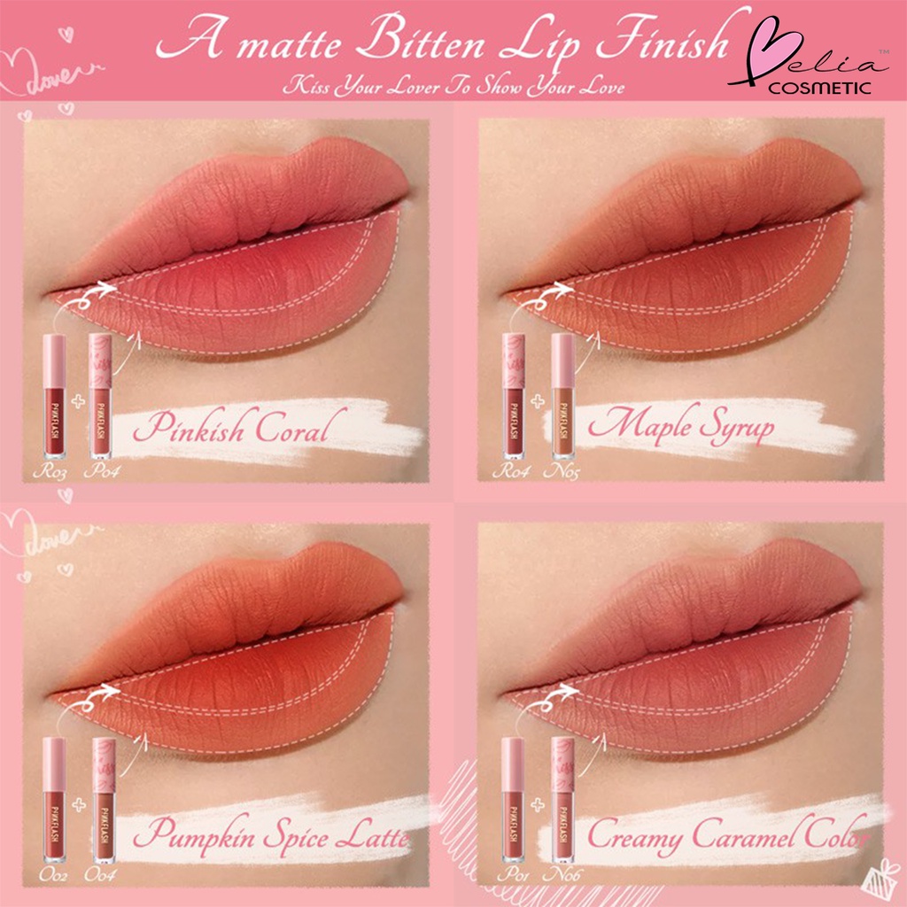 ❤ BELIA ❤ PINKFLASH Lasting Matte Lip Cream | Lipcream | Pink Flash | PF-L01