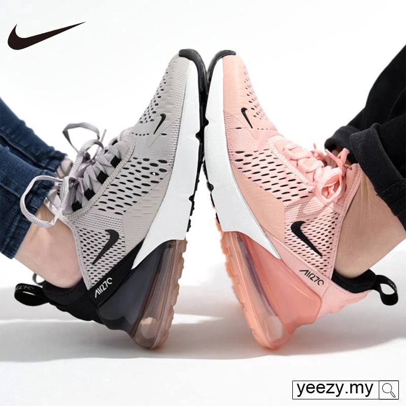 Nike AIR MAX 270 Pink Grey Black Women 