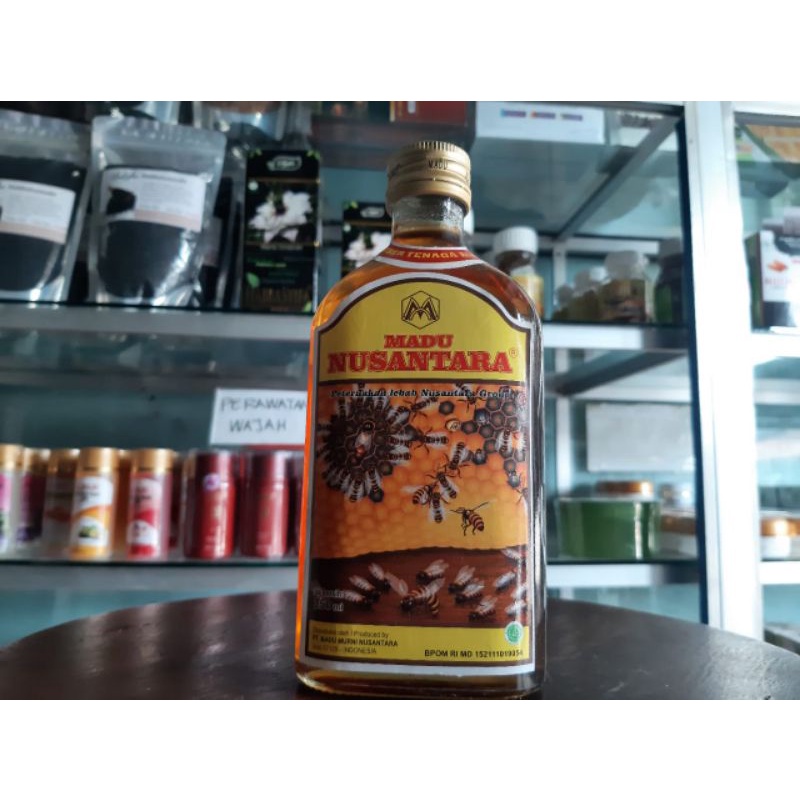 

Madu super nusantara 250ml sumber tenaga alami murni asli royal jelly bpom bee pollen