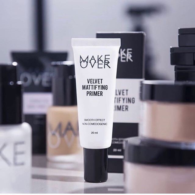 `ღ´ PHINKL `ღ´ 🅼🅰🅺🅴 🅾🆅🅴🆁 Make over mattifying velvet primer sebelum bedak foundation melembutkan