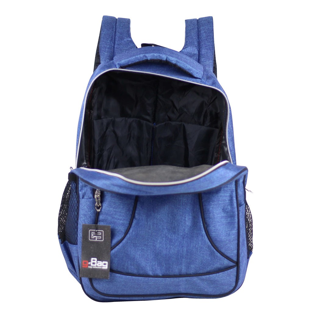 Tas Sekolah Backpack Multifungsi Tas Ransel Sekolah Denim Scotlet Biru Tas Smp Sma Backpack Laptop