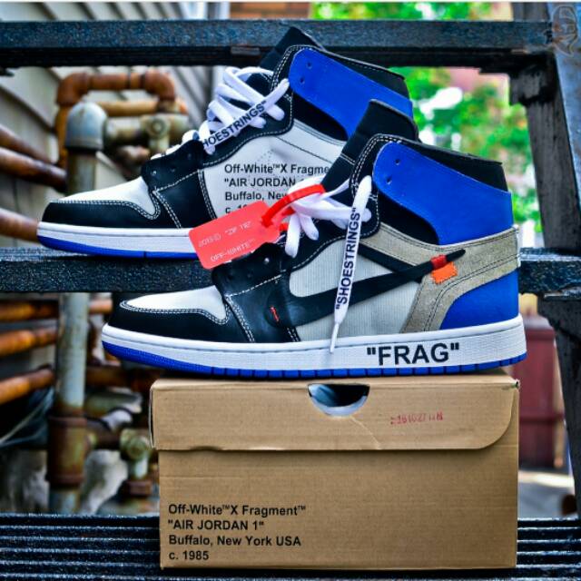 NIKE AIR JORDAN 1 FRAGMENT X OFF WHITE 