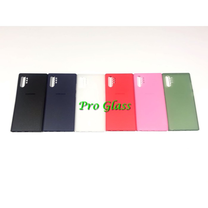 C105 Samsung Note 10 / Samsung Note 10 PLUS Frosted Matte Case Ultrathin Premium Softcase