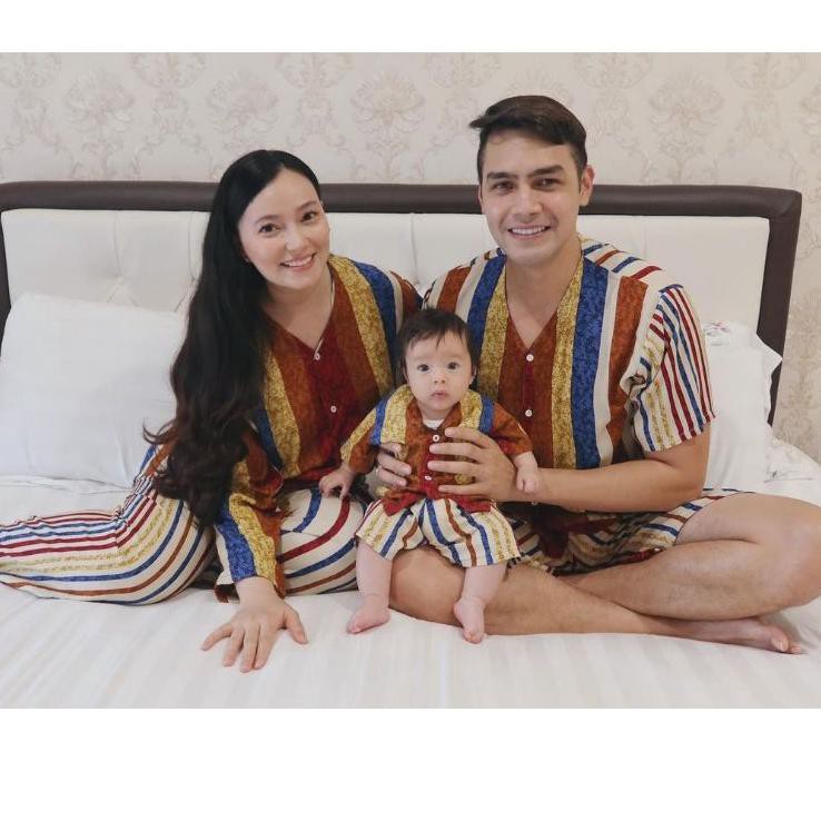 ☜ Piyama Family CALYPSO / Baju Tidur Keluarga /READY STOK MYPOLY - KATUN RAYON PREMIUM ♜