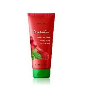 Love Nature Body Lotion Energising Mint & Raspberry