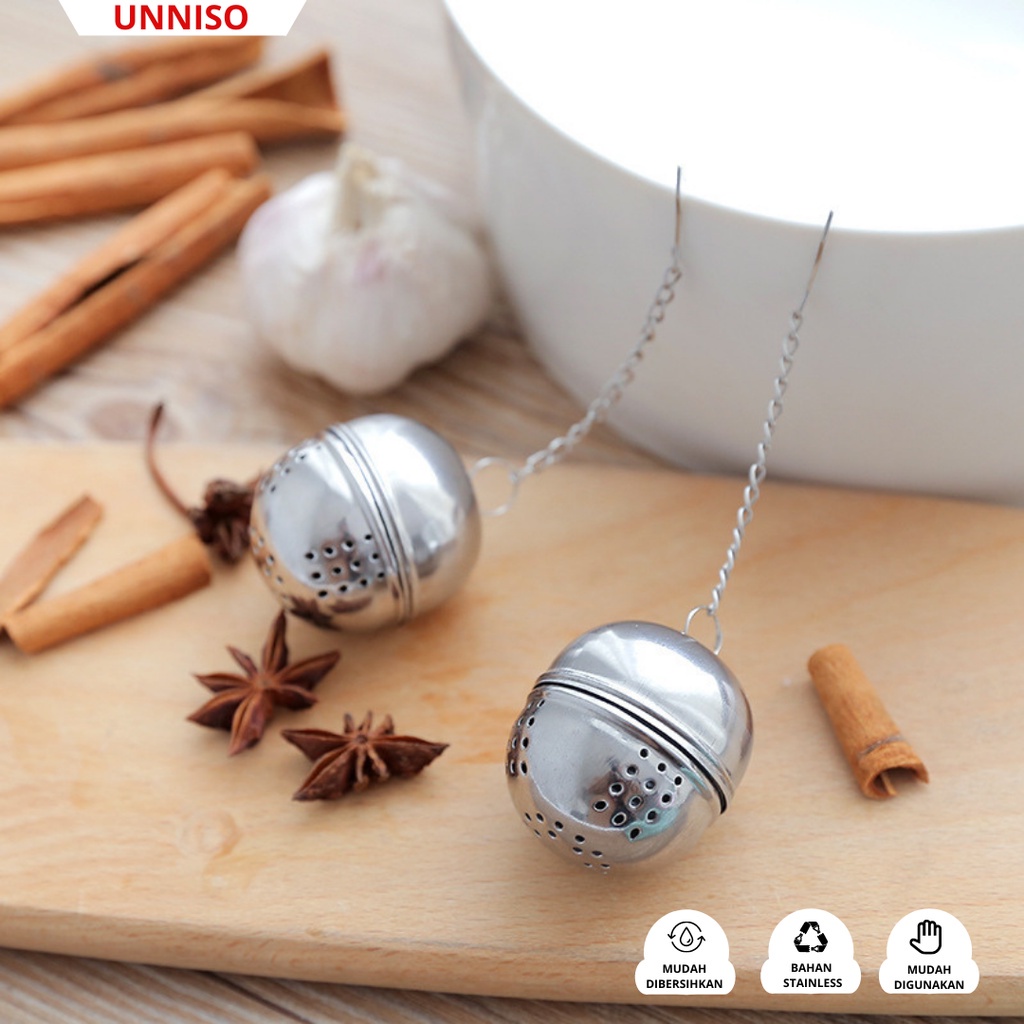 UNNISO - Ball Saringan Teh Rempah Stainless BS5