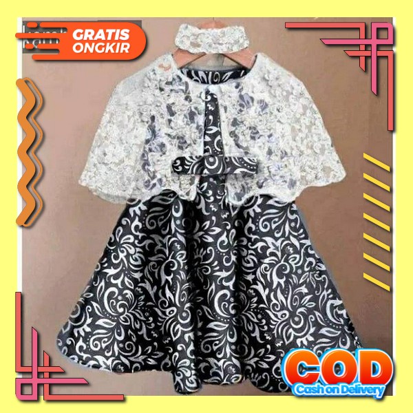 Kidz Bali - Dress Anak Perempuan Import - Dress Anak Cewe Princess Import Dress Anak Perempuan Baju 