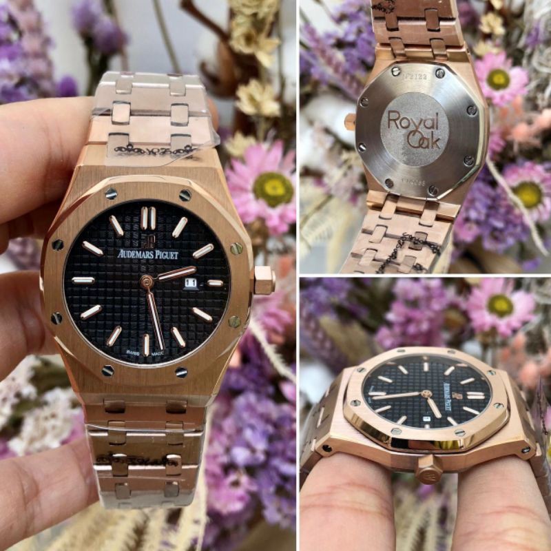 Jam Tangan Ap Automatic Rose Gold Premium