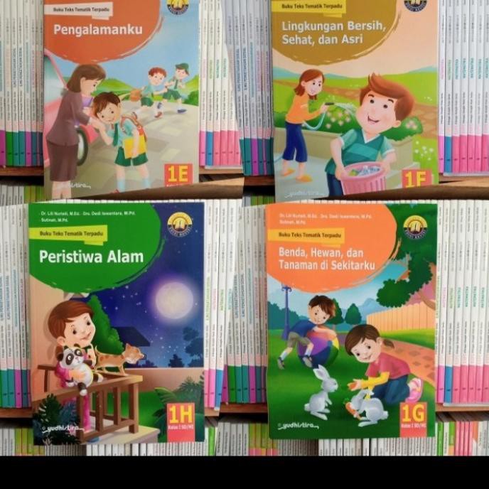 

Buku Sd Teks tematik terpadu kelas 1 E F G H Yudhistira