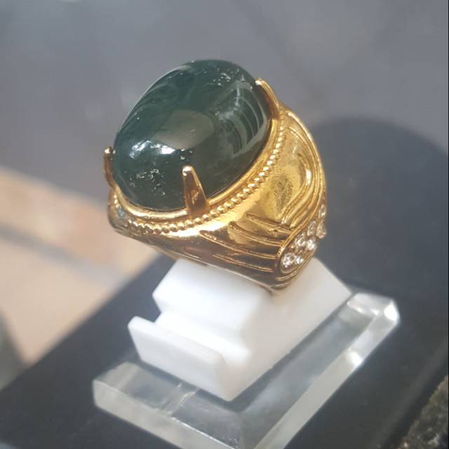 Cincin Batu Akik Lumut Suliki