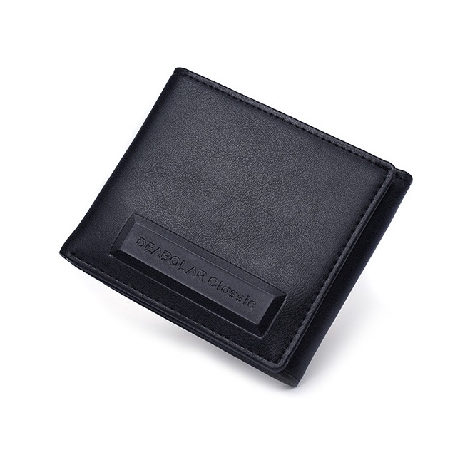 DOMPET PRIA LIPAT 3 IMPORT MURAH KULIT PREMIUM DEABOLAR HITAM TRUCCO WA429B5 TIPIS SLOT KARTU PENDEK COWOK KEREN BRANDED BATAM SIMPLE KECIL KEKINIAN