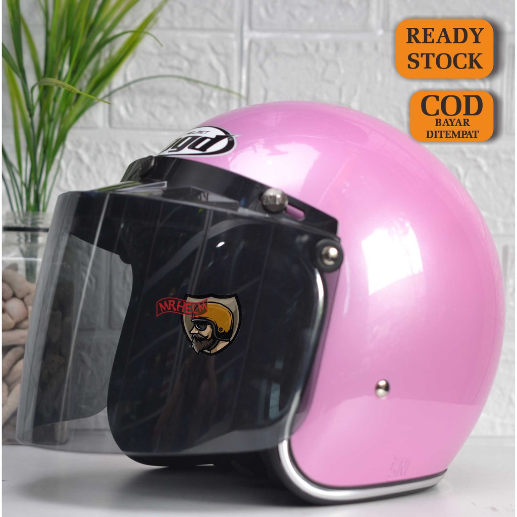 HELM BOGO RETRO BGD PRODUK TEKNOLOGI KOREA ( MR HELM )