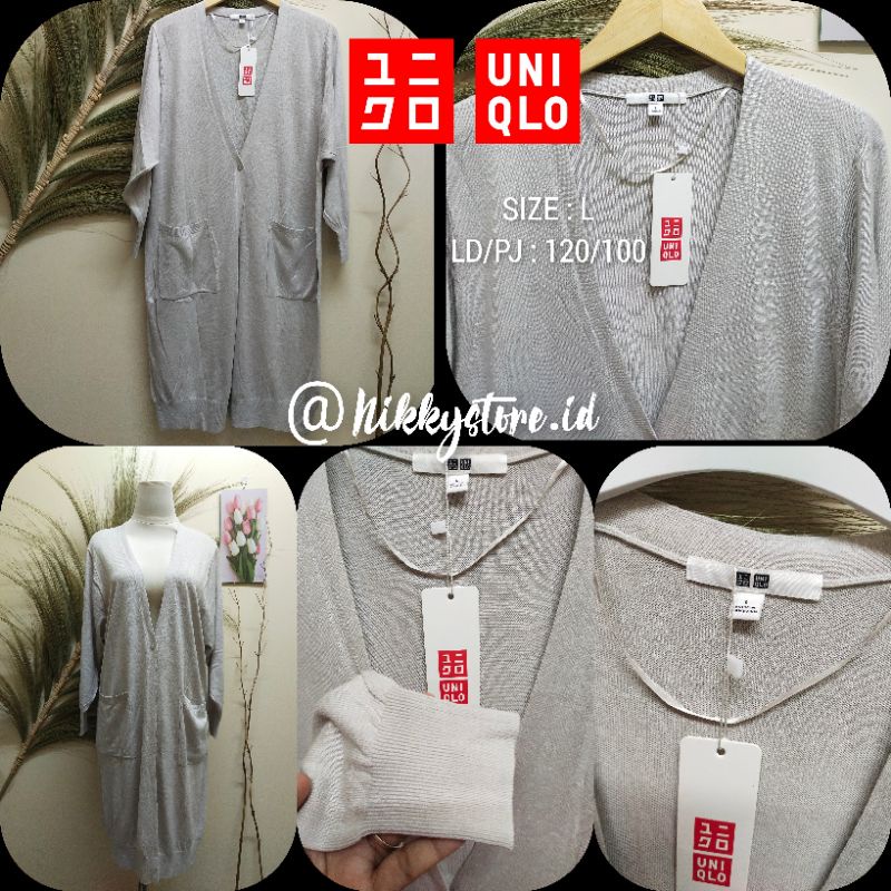 READY TERMURAH (NEW) SWEATER & CARDIGAN RAJUT UNIQLO WANITA ORIGINAL BRANDED (L)