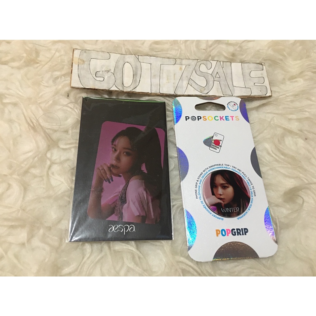 AESPA Next Level Popsocket SGS SM Global Shop MD exclusive photocard WINTER