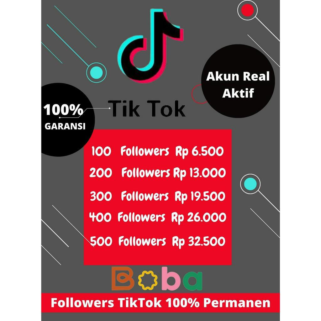 Followers TikTok Real Indo Permanen Murah