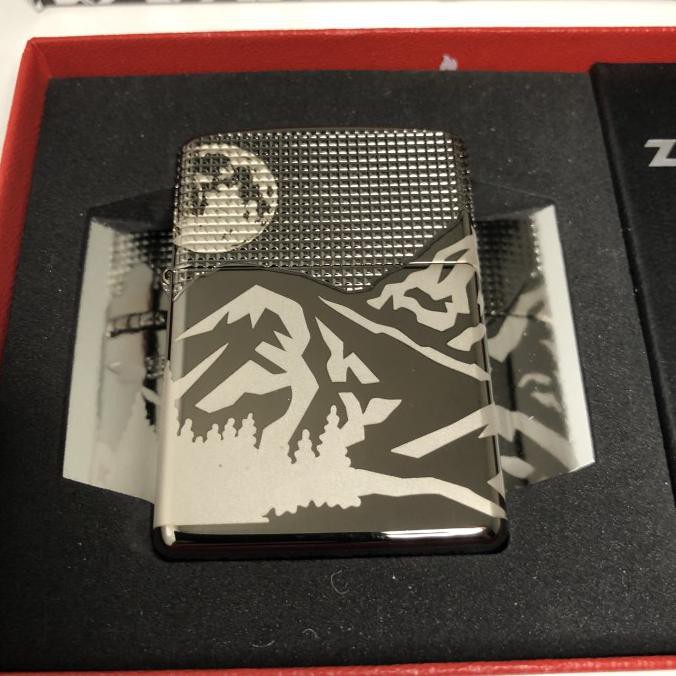 DISKON Zippo Armor Mountain Design 4 Side 49299 Original