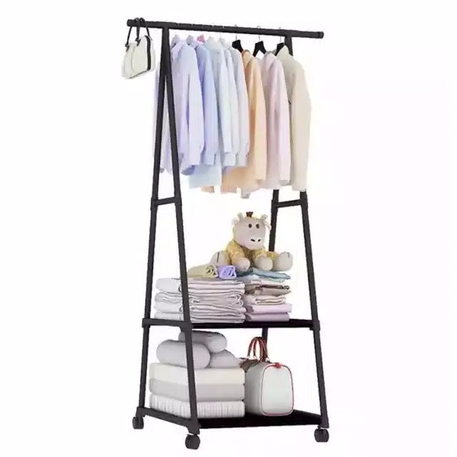 GANTUNGAN BAJU SEGITIGA - TRIANGLE STAND HANGER Rak Gantungan Serbaguna