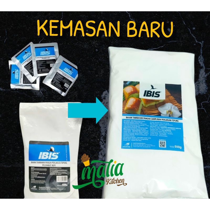

Ibis bread improver bahan kue pelembut roti 500 gram
