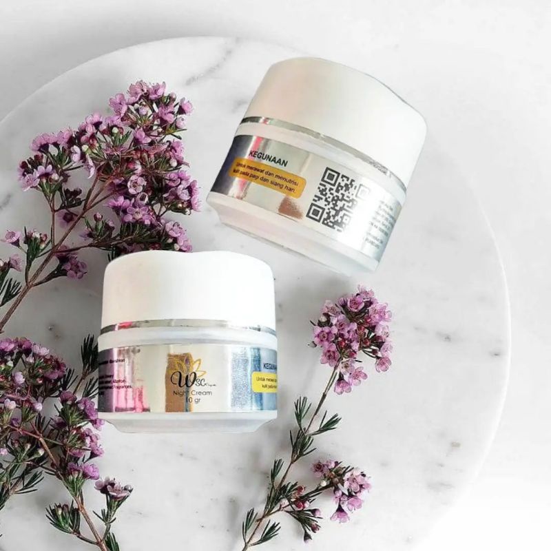wsc organic cream siang dan cream malam 10 gr
