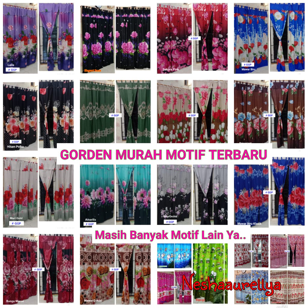 Pekanbaru 06 Des 2025 - Gorden Pintu - Gorden Murah - Gorden / Hordeng- New motif Gorden Pintu